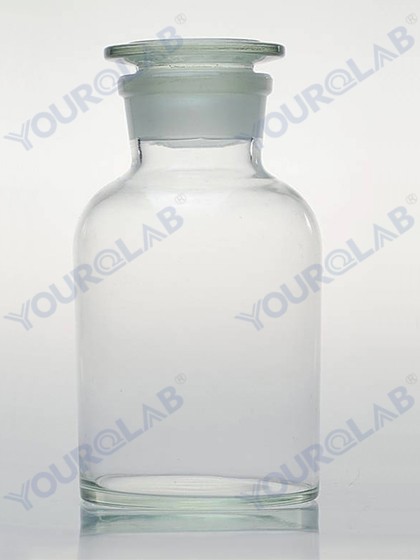 Reagent Bottle transparent glass (wide mouth)