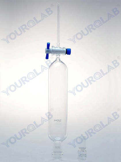 Separatory Funnel Cylindrical Shape