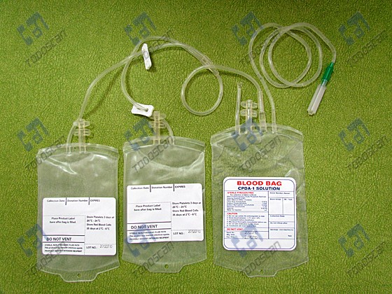 Blow-extruded Triple Blood Bag